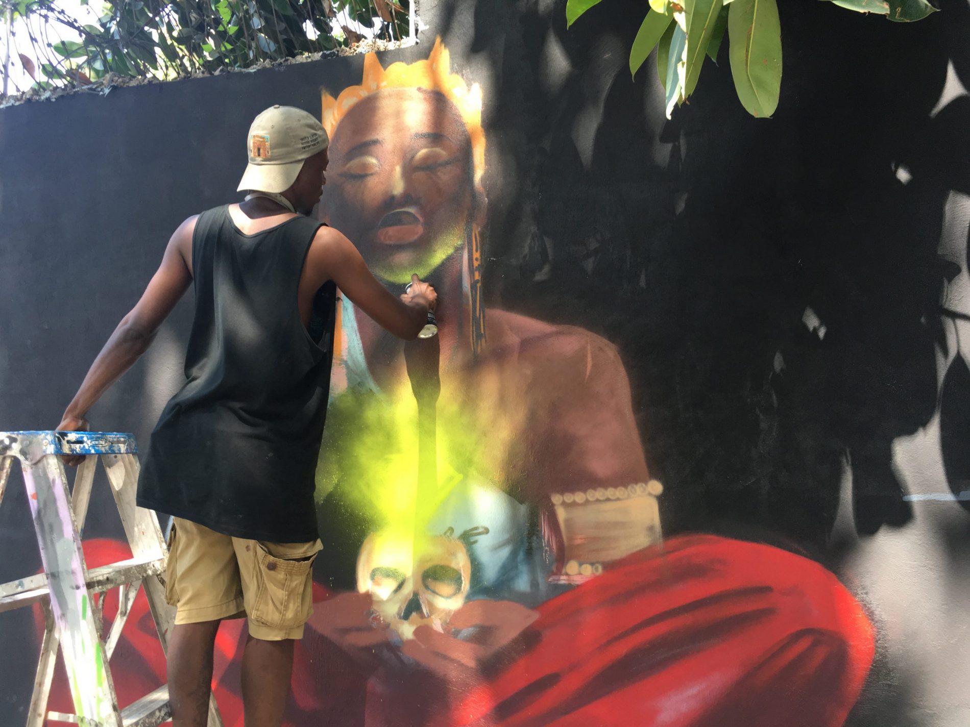 Il n’y a pas que des barricades à Port-au-Prince, le street art investit nos murs