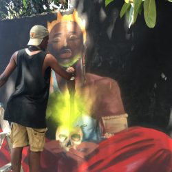 Il n’y a pas que des barricades à Port-au-Prince, le street art investit nos murs